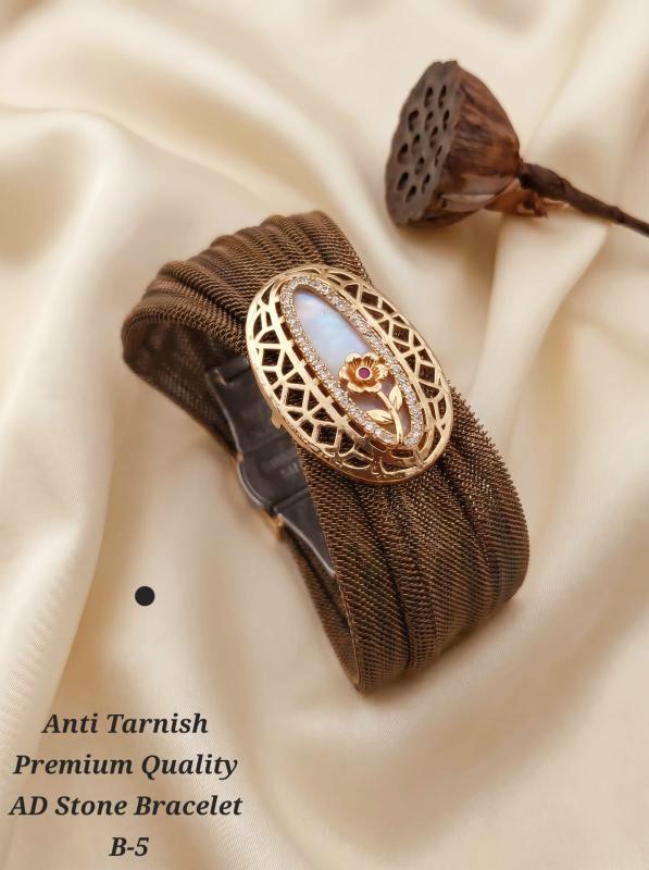 Anti tranish premium quality ad stone bracelet B 5  Budget-friendly artificial jewellery supplier